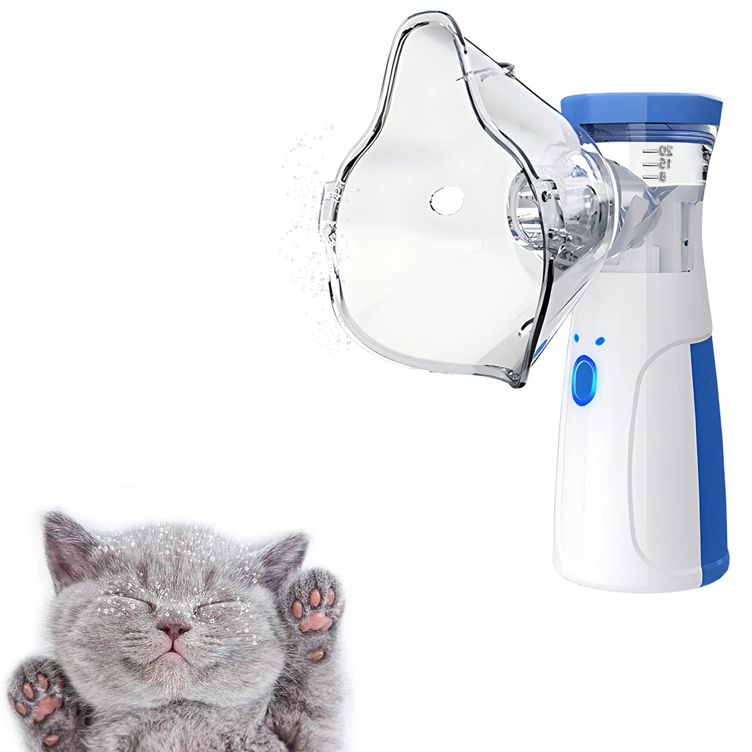Pet Asthma Inhaler & Nebulizer for Dogs, Cats, Birds, Snakes, Rats & More – Respiratory Relief