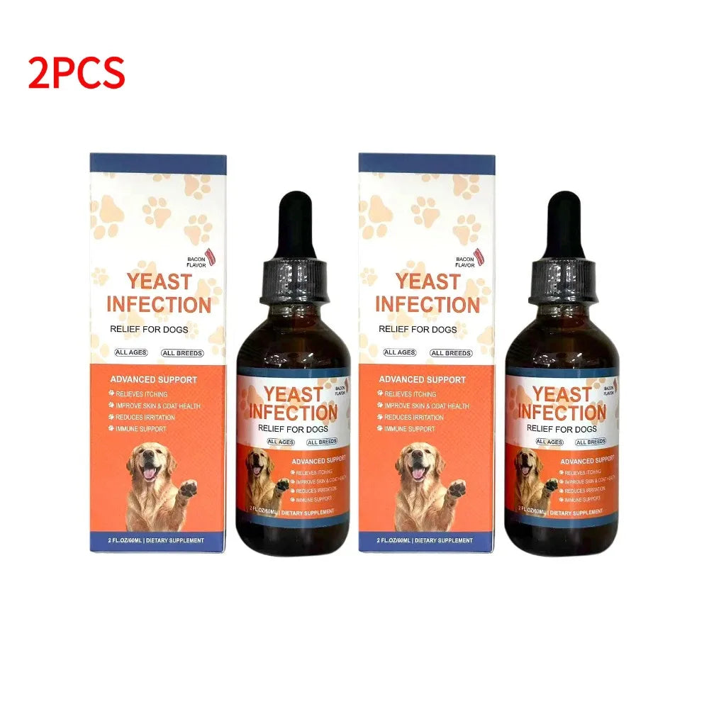 Herbal Skin & Coat Care Drops for Dogs – 3 Gentle Formulas, 60ml