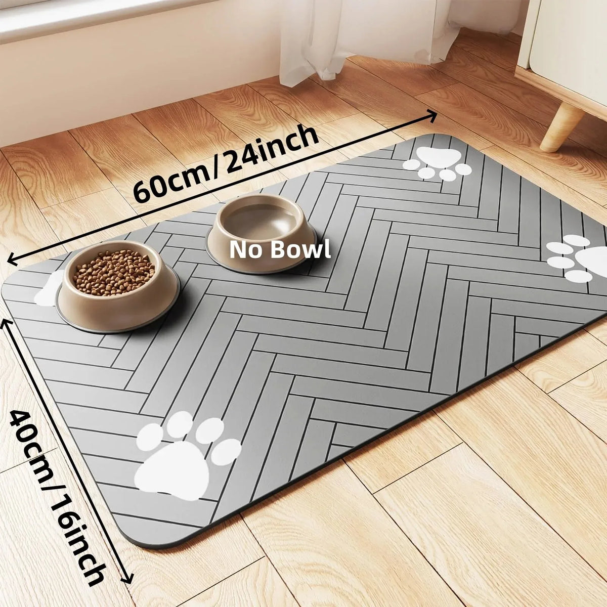 Pet Feeding Mat for Dogs & Cats