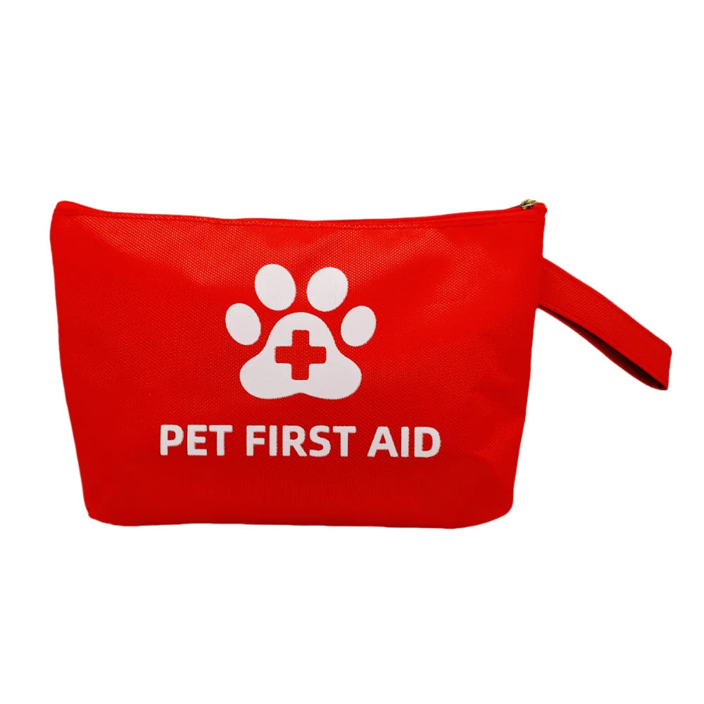 Pet First Aid Kit for Dogs & Cats | 58-Piece Travel Emergency Kit