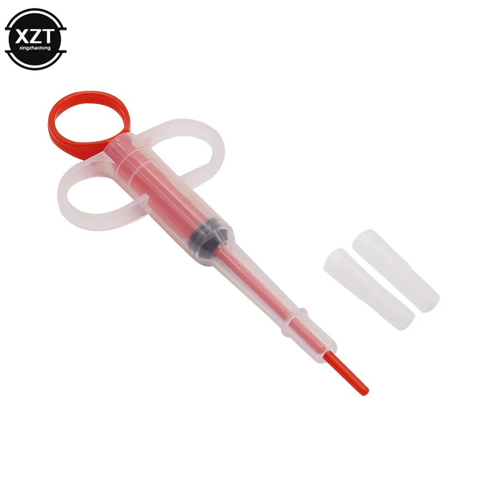 Pet Pill Dispenser & Feeding Syringe for Dogs & Cats