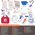 Pet First Aid Kit for All Animals – Emergency Supplies & Blanket, Hiking & Camping