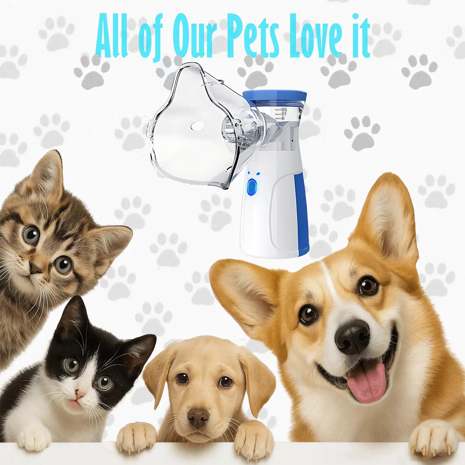 Pet Asthma Inhaler & Nebulizer for Dogs, Cats, Birds, Snakes, Rats & More – Respiratory Relief