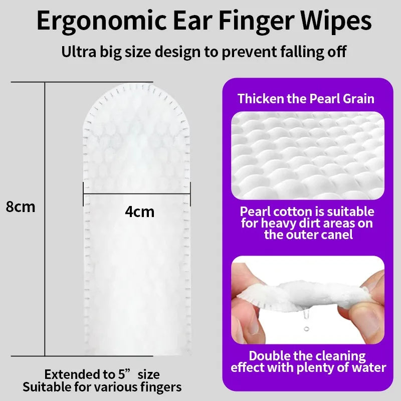 Ear Cleaning Wipes & Fingertip Pads for Dogs & Cats
