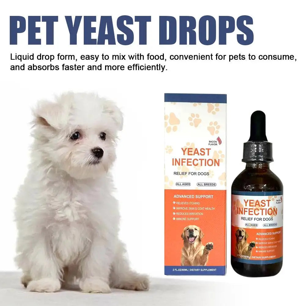 Herbal Skin & Coat Care Drops for Dogs – 3 Gentle Formulas, 60ml