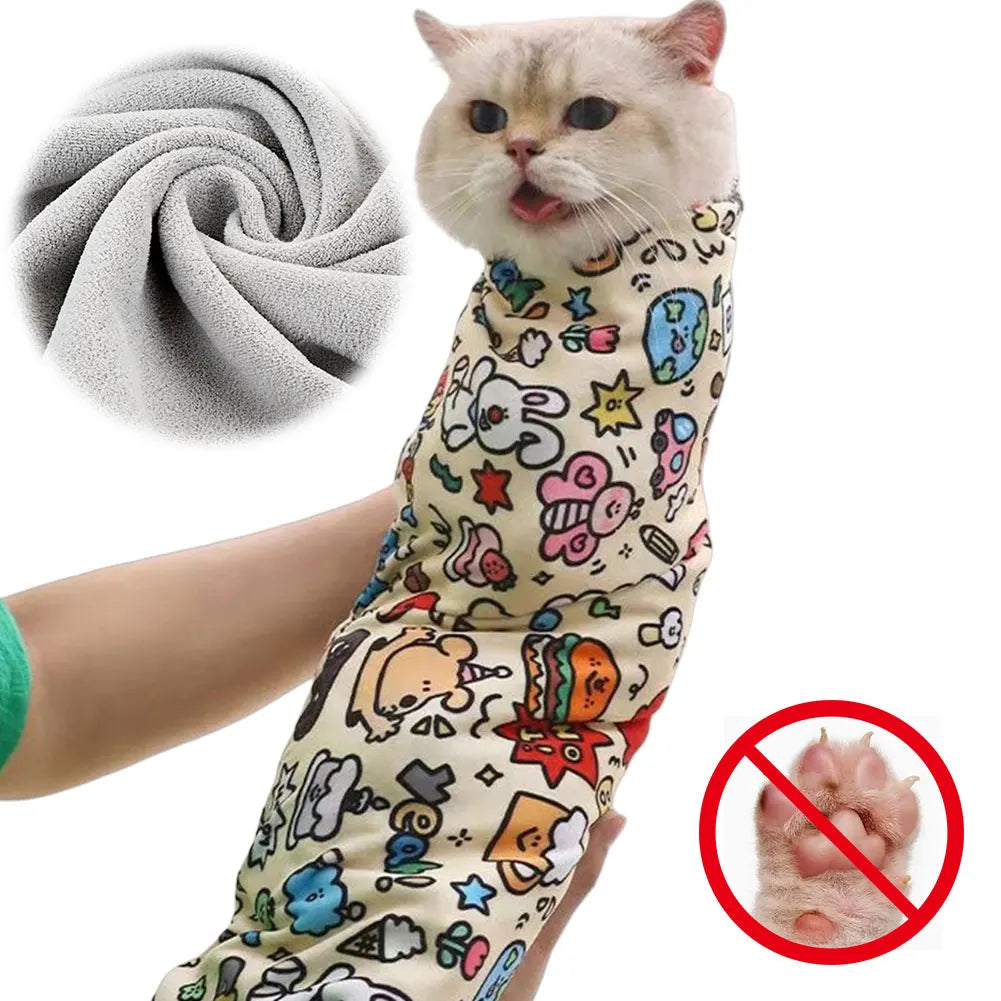 Cat Calming Wrap for Vet Visits & Nail Trims