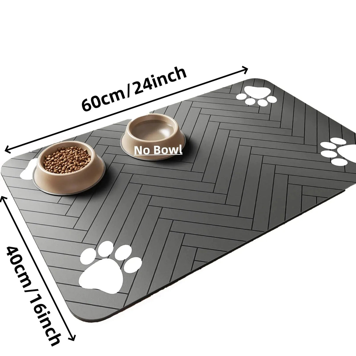 Pet Feeding Mat for Dogs & Cats