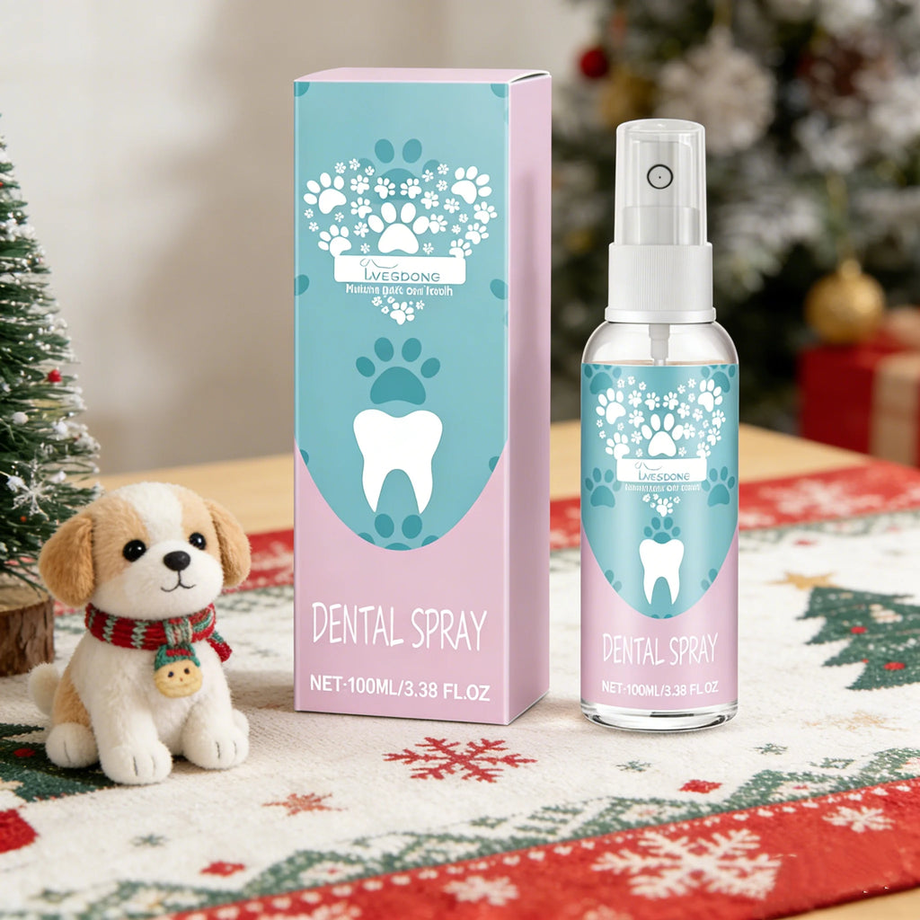 Pet Oral Care Spray for Dogs & Cats – Deep Cleaning, Fresh Breath, Teeth & Gum Care