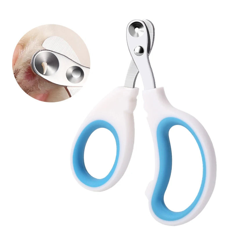 Stainless Steel Pet Nail Clippers for Cats & Small Dogs