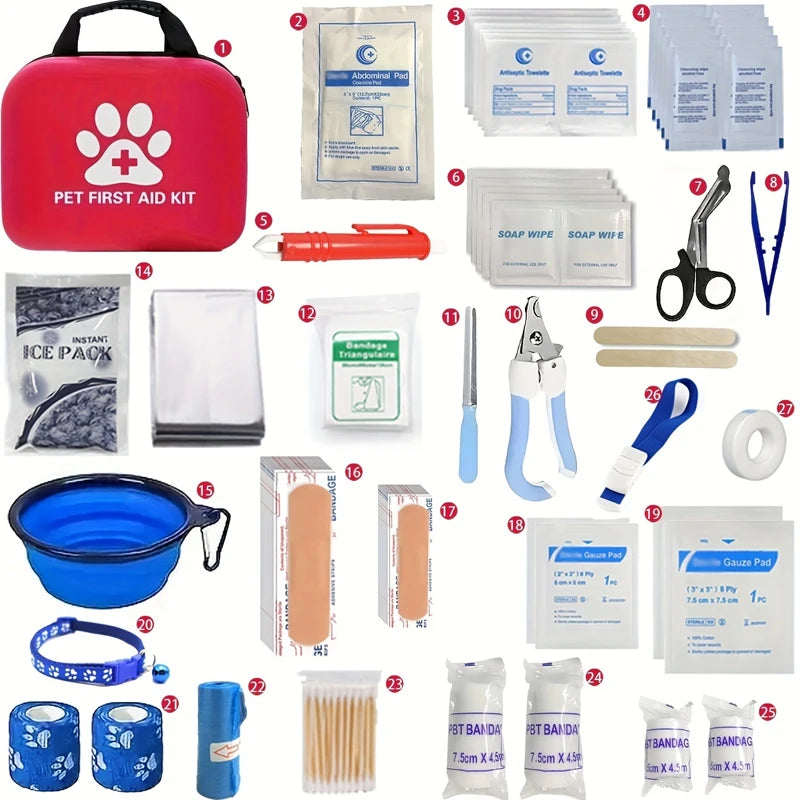 Pet First Aid Kit for All Animals