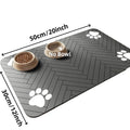 Pet Feeding Mat for Dogs & Cats – Absorbent, Waterproof, Rubber-Backed, Quick Dry