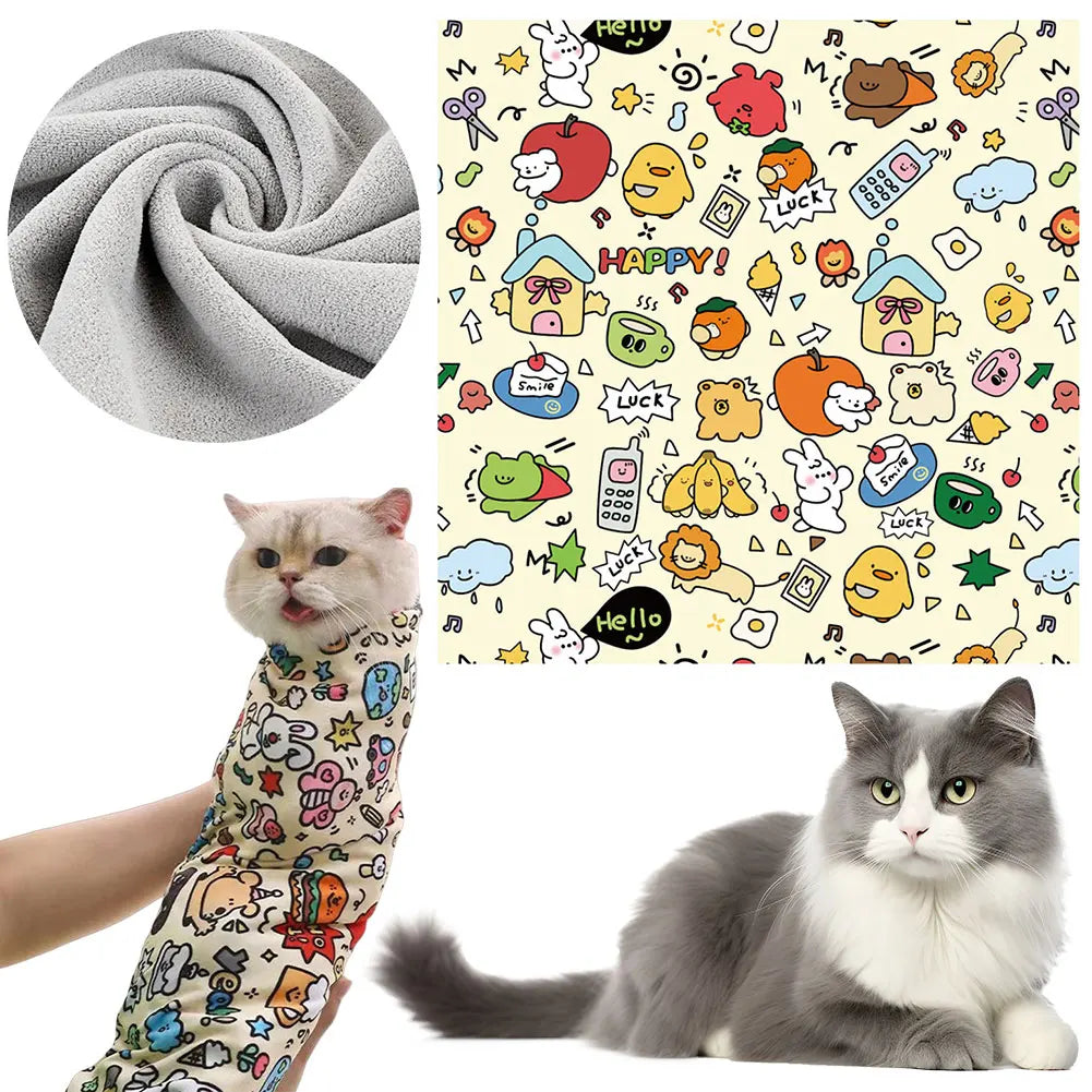 Cat Calming Wrap for Vet Visits & Nail Trims