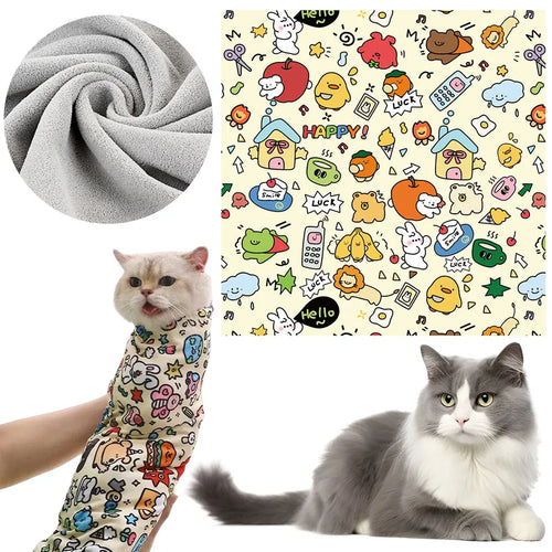 Cat Calming Wrap for Vet Visits & Nail Trims