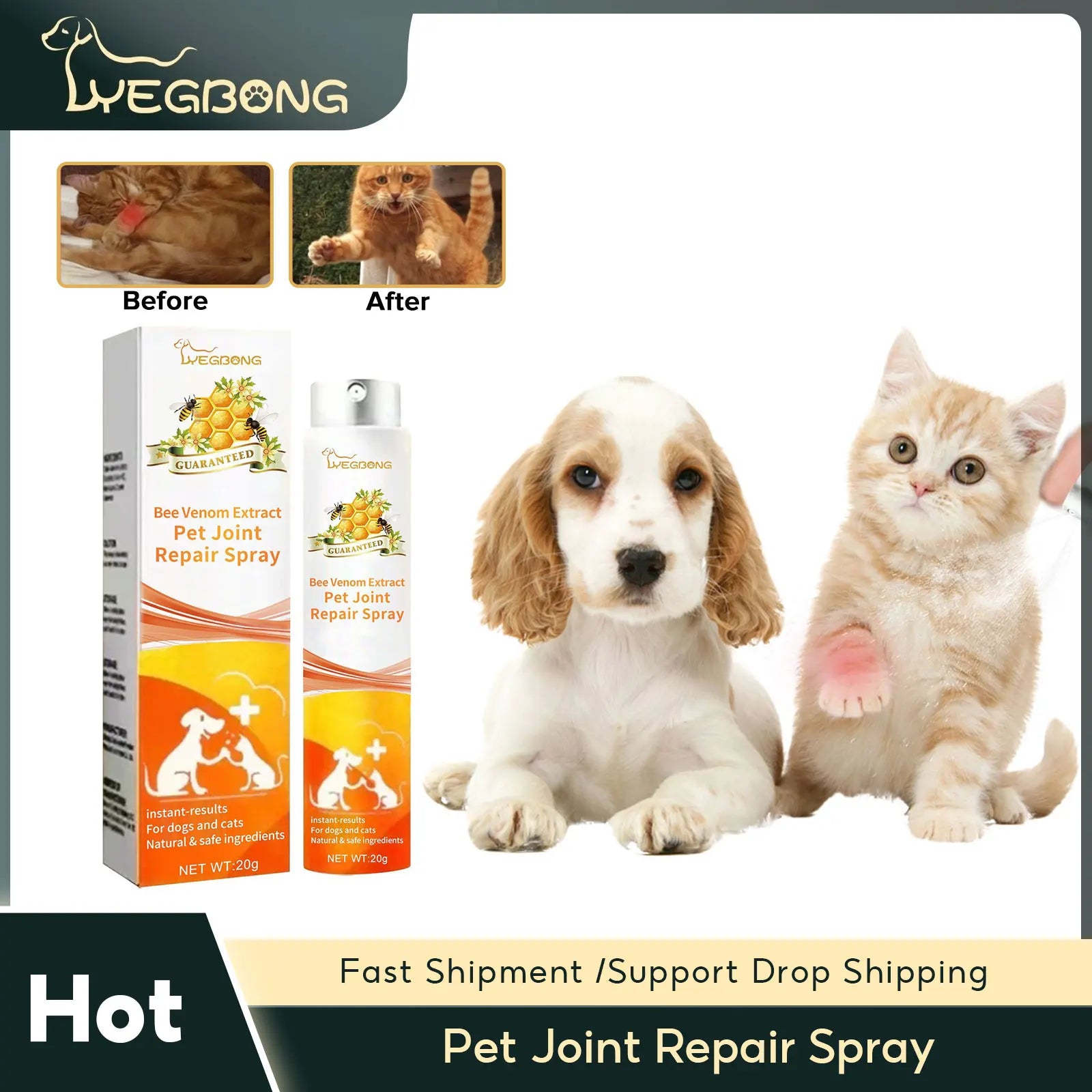 Bone & Joint Care Spray for Dogs & Cats