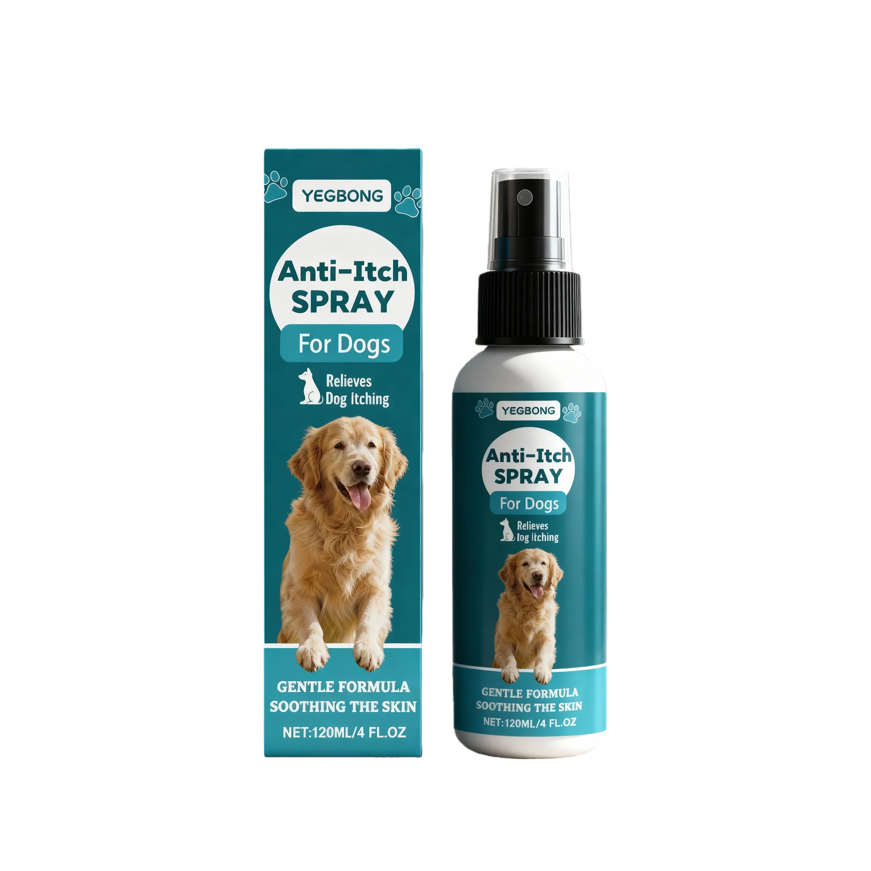 Pet Skin Care Spray for Dogs, Cats & Farm Animals – Gentle Formula, Relieves Skin Discomfort