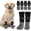 Anti-Slip Dog Socks | Paw Protection, Strong Grip (4-Pack)