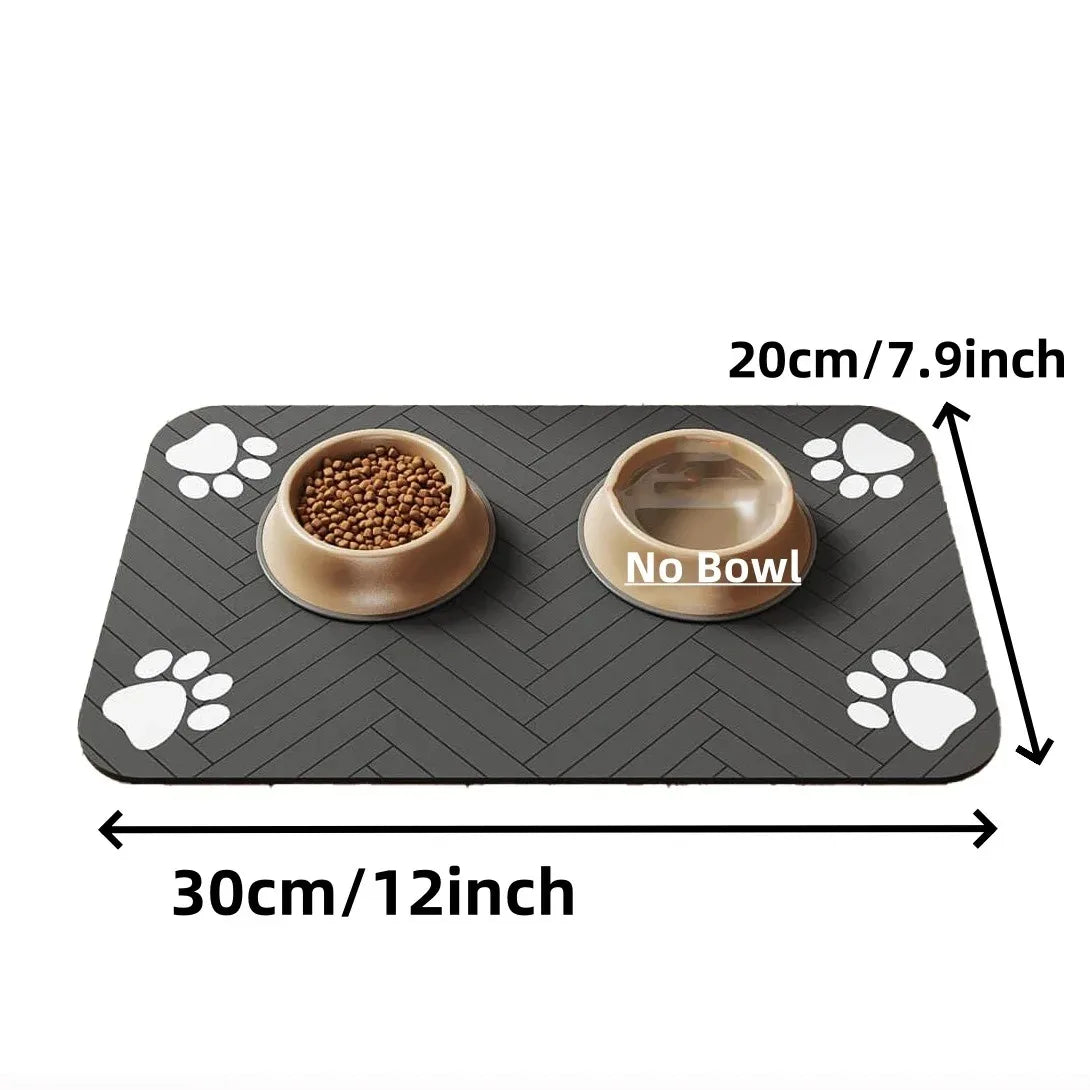 Pet Feeding Mat for Dogs & Cats