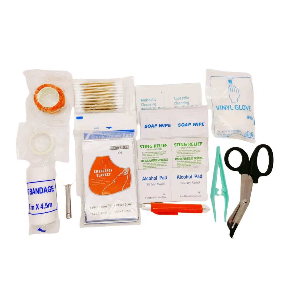 Pet First Aid Kit for Dogs & Cats | 58-Piece Travel Emergency Kit