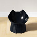 Tilted Elevated Cat Bowl with Neck Protection